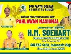 Golkar Bungo Adakan Syukuran Atas Gelar Pahlawan Nasional Jenderal Besar TNI H.M Soeharto