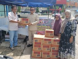 Darwandi, SH. Wakil Ketua DPRD Kab. Bungo Ulurkan Bantuan untuk Korban Bencana Sumbar, Sumut dan Aceh lewat posko Peduli KBST- M Keluarga Besar Suku Tanjung.