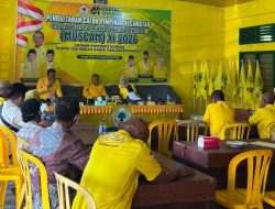 DPD Partai Golkar Kab.Bungo Gelar Rapat pleno Persiapan & Penyusunan Panitia MUSCAM XI Tingkat Kecamatan.